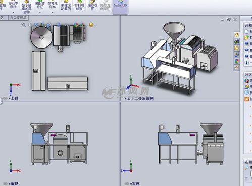 香肠生产设备的设计模型与制造装配全流程