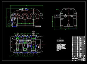 二级斜齿轮减速器课程设计CAD装配图下载指南